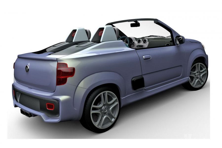  Fiat Uno Cabrio Concept 2010 года  (фото 13 из 24)